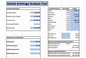 Airbnb Arbitrage Analysis Tool